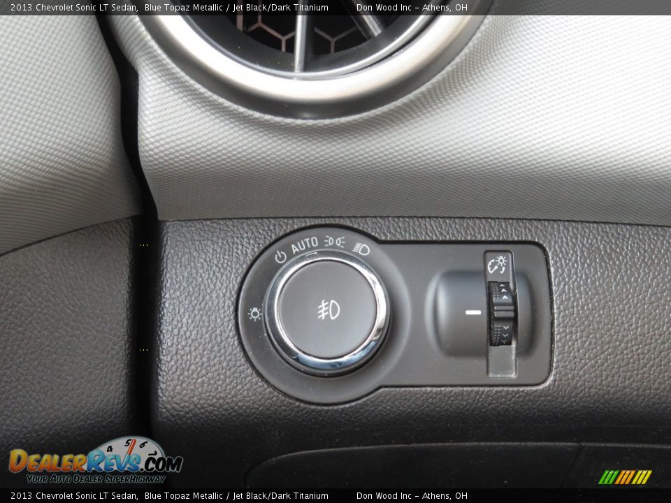 2013 Chevrolet Sonic LT Sedan Blue Topaz Metallic / Jet Black/Dark Titanium Photo #6