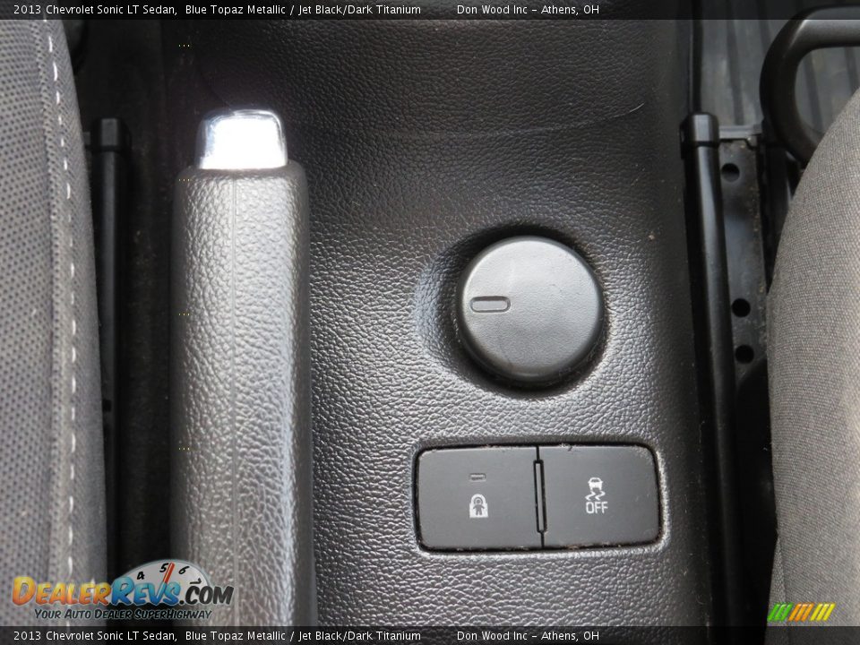 2013 Chevrolet Sonic LT Sedan Blue Topaz Metallic / Jet Black/Dark Titanium Photo #7