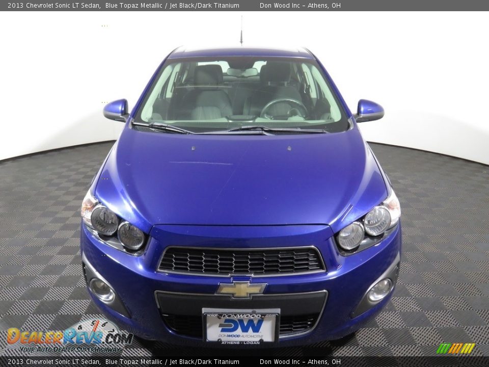 2013 Chevrolet Sonic LT Sedan Blue Topaz Metallic / Jet Black/Dark Titanium Photo #12