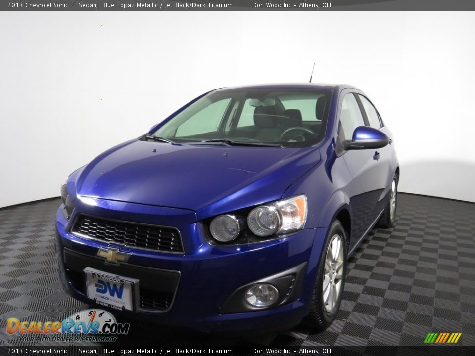 2013 Chevrolet Sonic LT Sedan Blue Topaz Metallic / Jet Black/Dark Titanium Photo #13