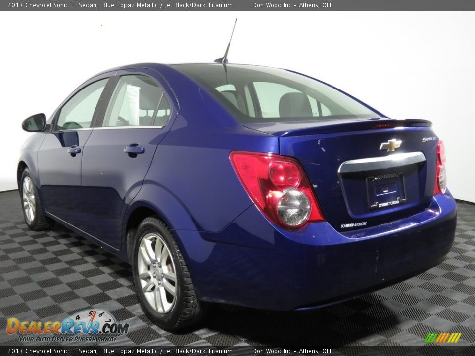 2013 Chevrolet Sonic LT Sedan Blue Topaz Metallic / Jet Black/Dark Titanium Photo #15