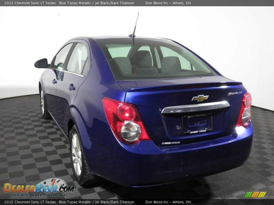 2013 Chevrolet Sonic LT Sedan Blue Topaz Metallic / Jet Black/Dark Titanium Photo #16