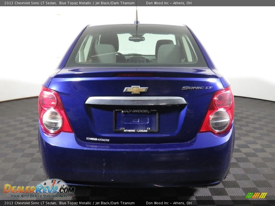 2013 Chevrolet Sonic LT Sedan Blue Topaz Metallic / Jet Black/Dark Titanium Photo #17