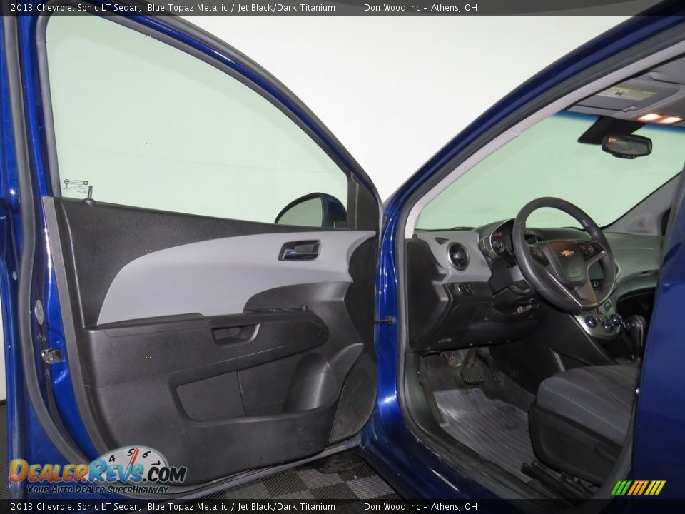 2013 Chevrolet Sonic LT Sedan Blue Topaz Metallic / Jet Black/Dark Titanium Photo #19