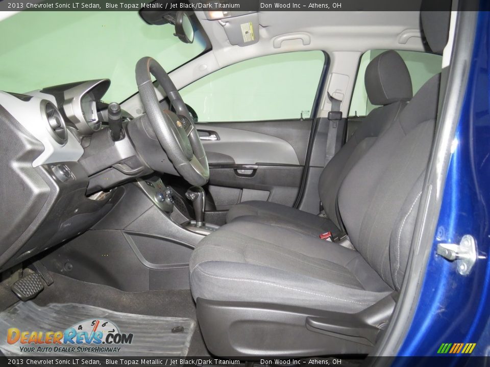 2013 Chevrolet Sonic LT Sedan Blue Topaz Metallic / Jet Black/Dark Titanium Photo #20