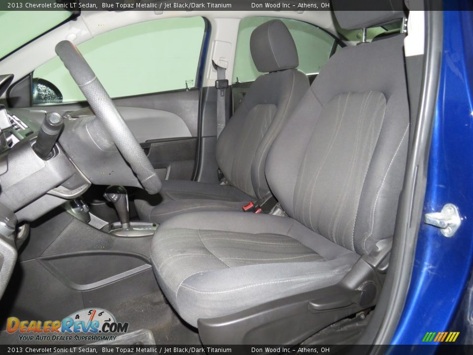 2013 Chevrolet Sonic LT Sedan Blue Topaz Metallic / Jet Black/Dark Titanium Photo #21