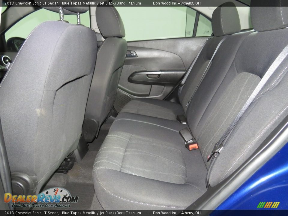 2013 Chevrolet Sonic LT Sedan Blue Topaz Metallic / Jet Black/Dark Titanium Photo #23