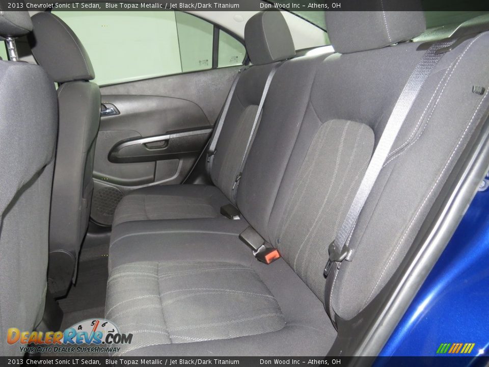 2013 Chevrolet Sonic LT Sedan Blue Topaz Metallic / Jet Black/Dark Titanium Photo #24