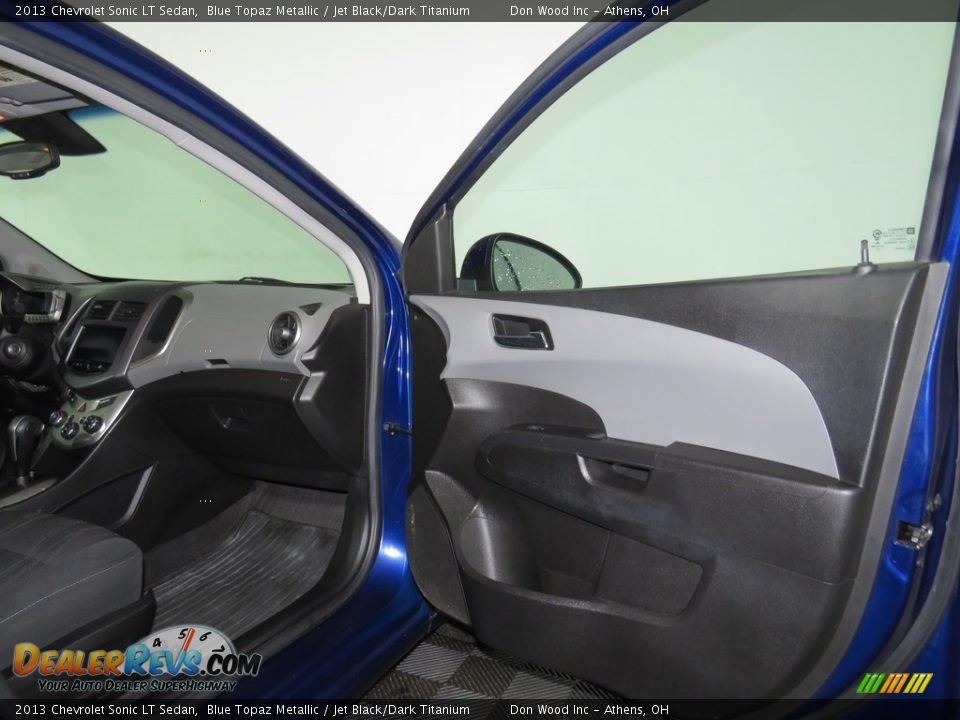 2013 Chevrolet Sonic LT Sedan Blue Topaz Metallic / Jet Black/Dark Titanium Photo #25