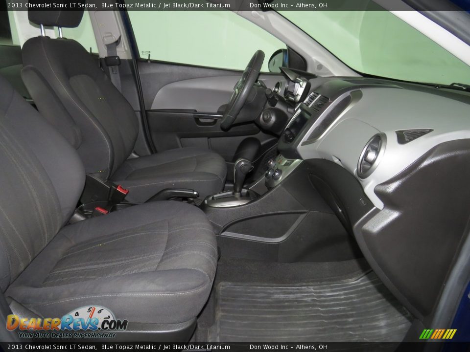 2013 Chevrolet Sonic LT Sedan Blue Topaz Metallic / Jet Black/Dark Titanium Photo #26