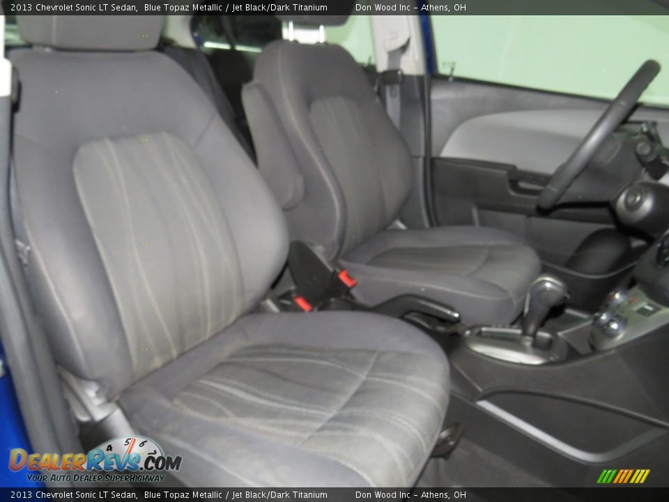 2013 Chevrolet Sonic LT Sedan Blue Topaz Metallic / Jet Black/Dark Titanium Photo #27