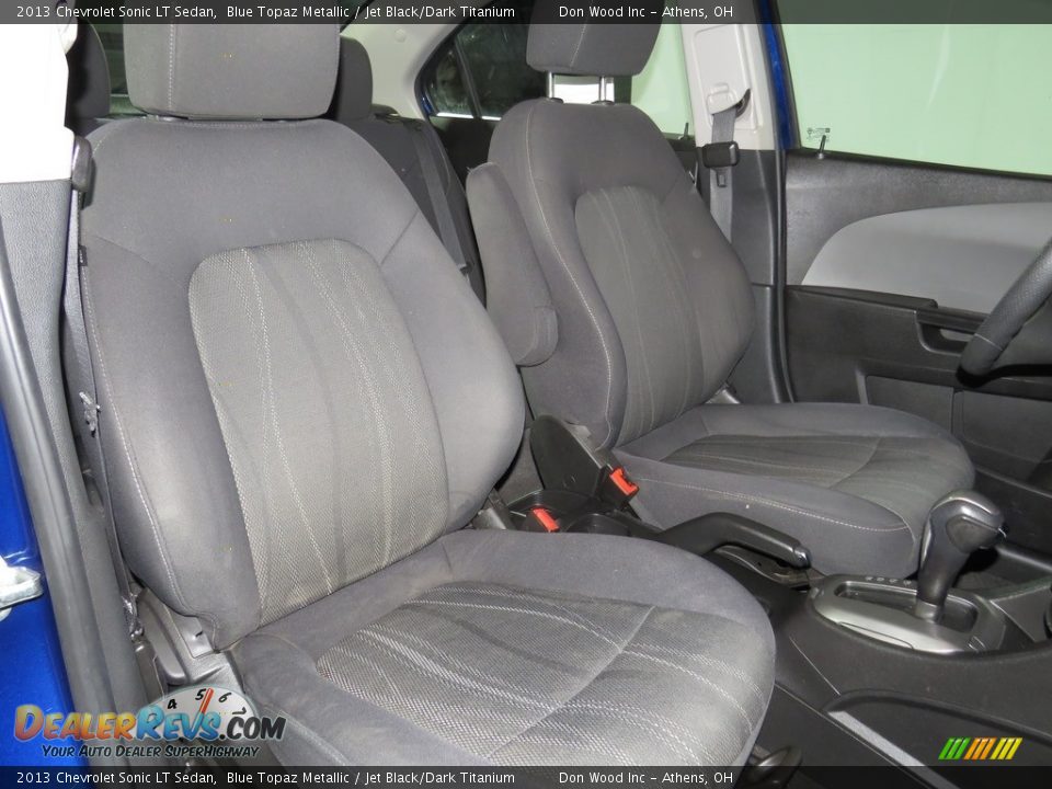 2013 Chevrolet Sonic LT Sedan Blue Topaz Metallic / Jet Black/Dark Titanium Photo #28