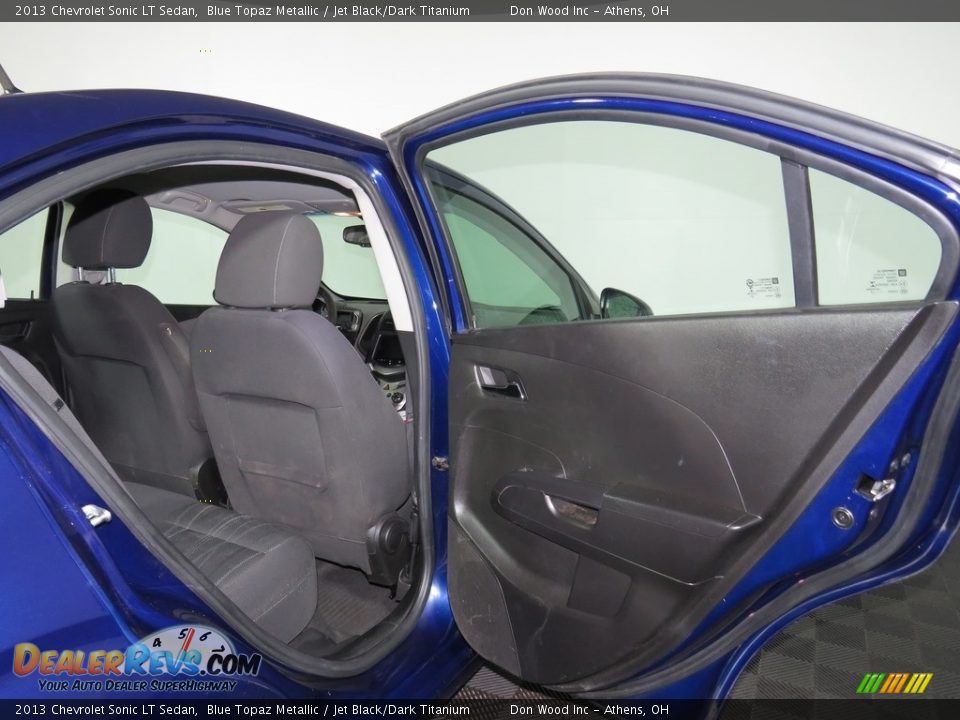 2013 Chevrolet Sonic LT Sedan Blue Topaz Metallic / Jet Black/Dark Titanium Photo #29
