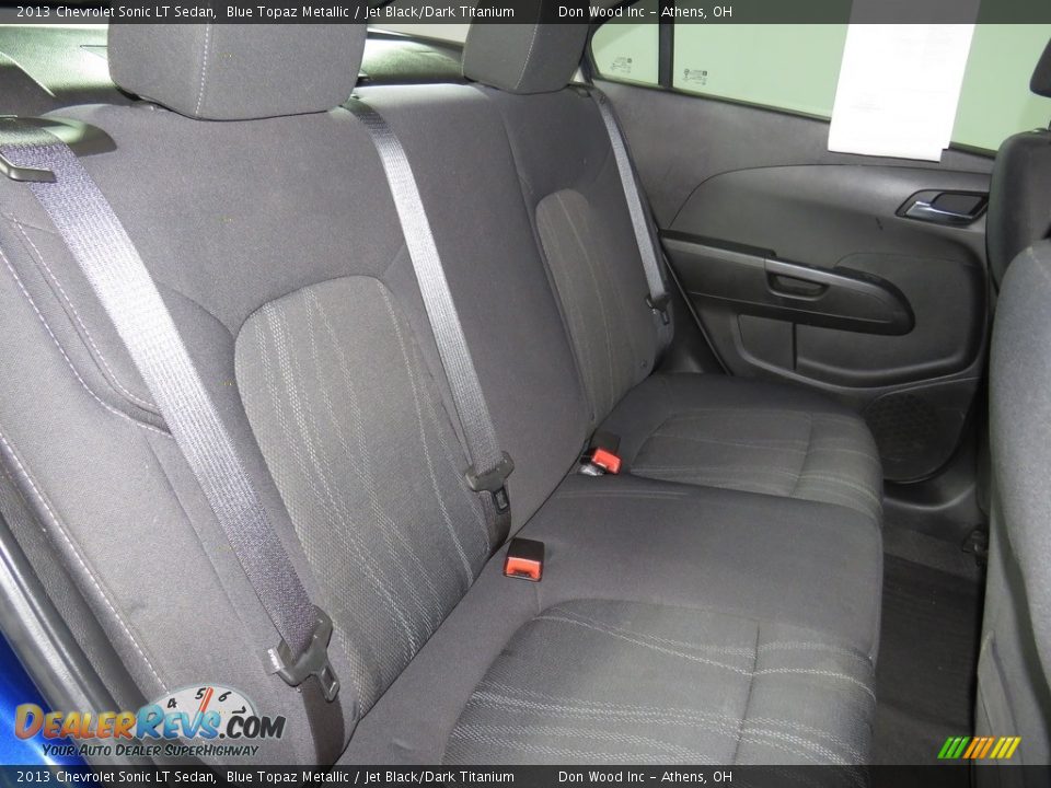 2013 Chevrolet Sonic LT Sedan Blue Topaz Metallic / Jet Black/Dark Titanium Photo #31