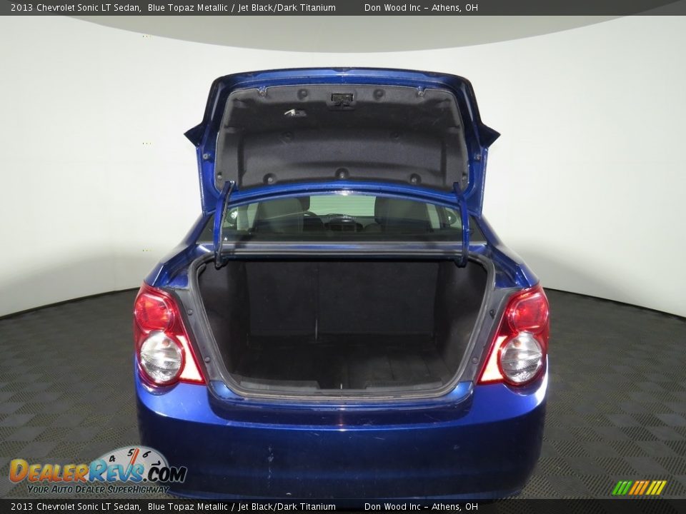 2013 Chevrolet Sonic LT Sedan Blue Topaz Metallic / Jet Black/Dark Titanium Photo #33