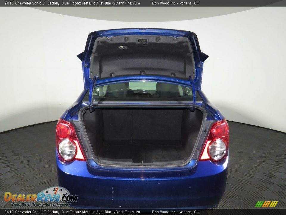 2013 Chevrolet Sonic LT Sedan Blue Topaz Metallic / Jet Black/Dark Titanium Photo #33