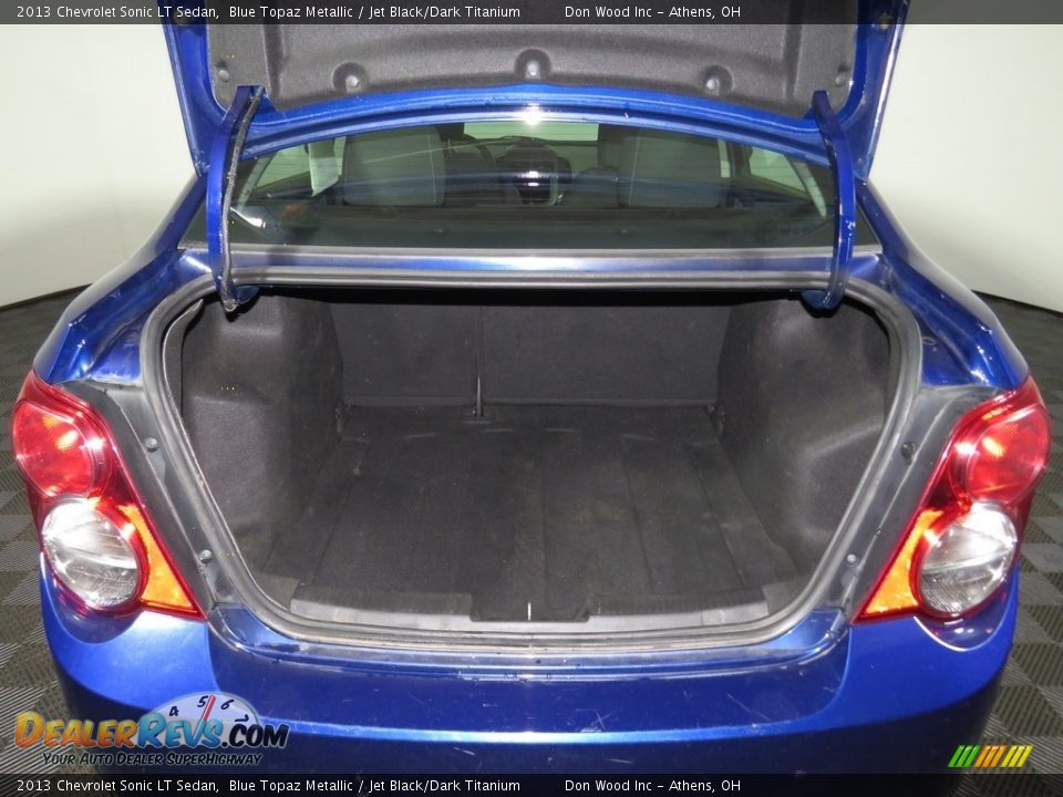 2013 Chevrolet Sonic LT Sedan Blue Topaz Metallic / Jet Black/Dark Titanium Photo #34
