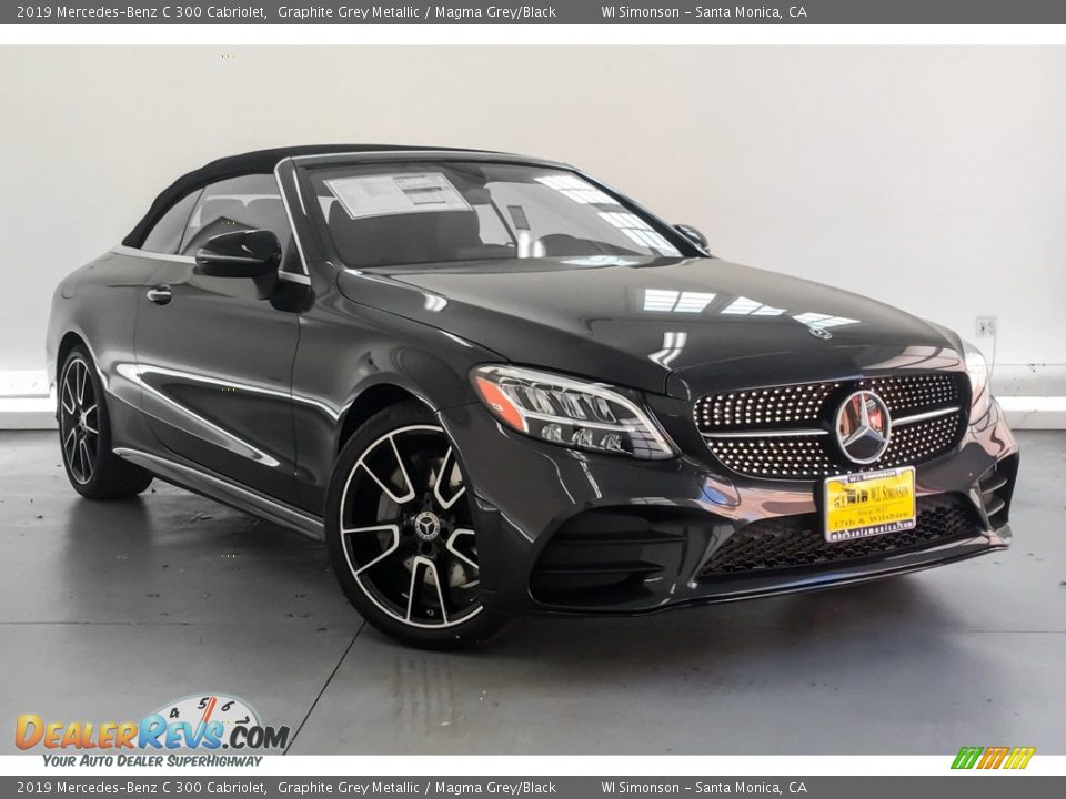 2019 Mercedes-Benz C 300 Cabriolet Graphite Grey Metallic / Magma Grey/Black Photo #12