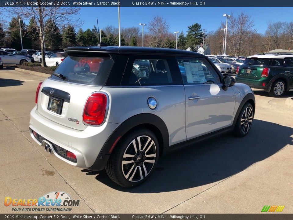2019 Mini Hardtop Cooper S 2 Door White Silver / Carbon Black Photo #2