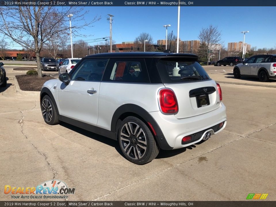 2019 Mini Hardtop Cooper S 2 Door White Silver / Carbon Black Photo #3