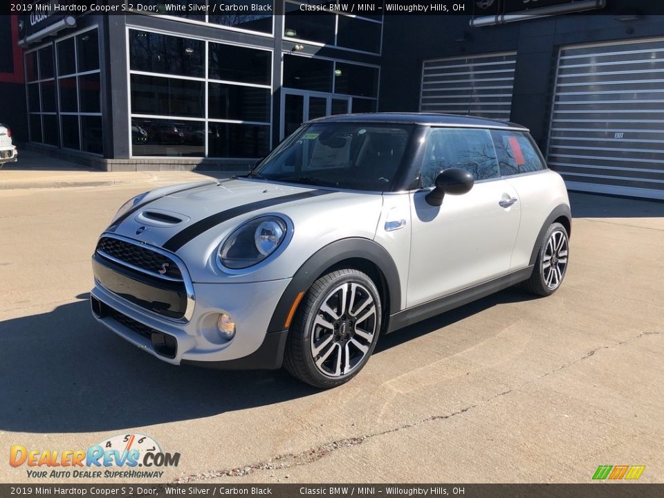 2019 Mini Hardtop Cooper S 2 Door White Silver / Carbon Black Photo #4