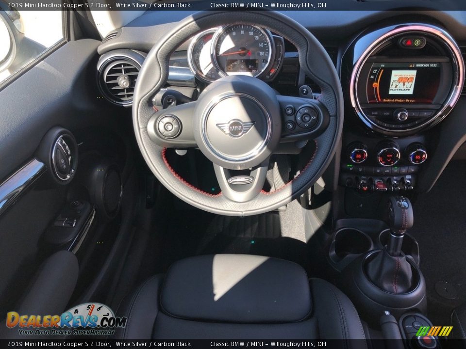 2019 Mini Hardtop Cooper S 2 Door White Silver / Carbon Black Photo #7