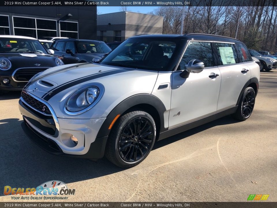 2019 Mini Clubman Cooper S All4 White Silver / Carbon Black Photo #4
