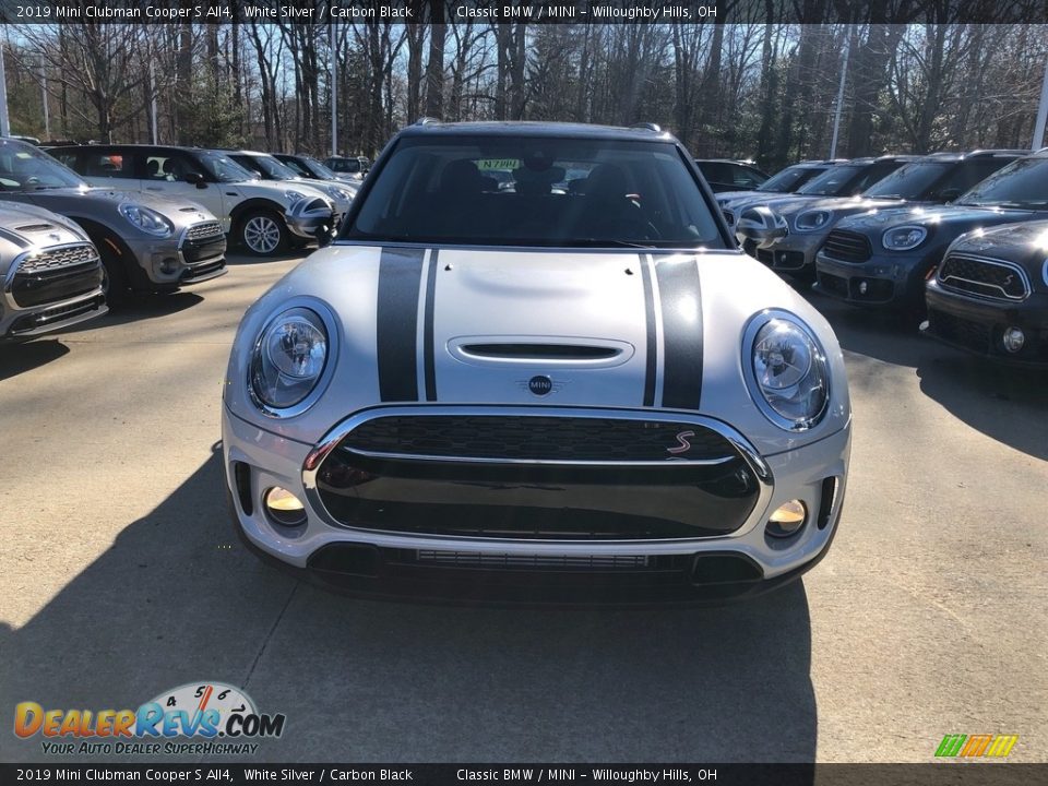 2019 Mini Clubman Cooper S All4 White Silver / Carbon Black Photo #5