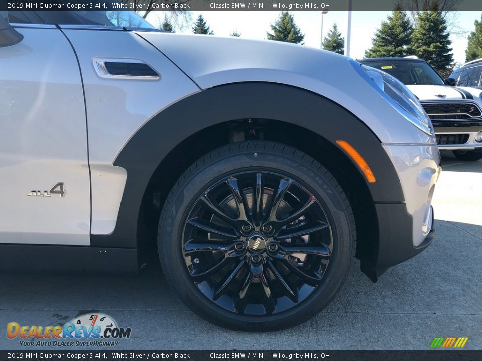 2019 Mini Clubman Cooper S All4 White Silver / Carbon Black Photo #9