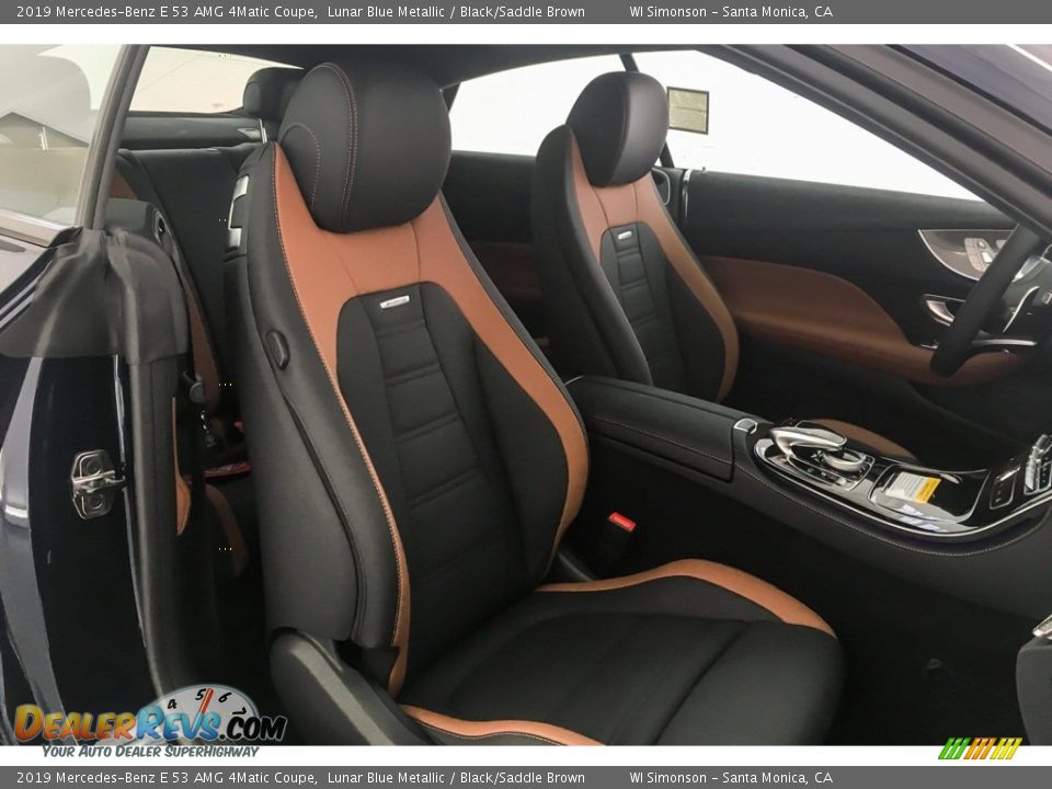 Black/Saddle Brown Interior - 2019 Mercedes-Benz E 53 AMG 4Matic Coupe Photo #5