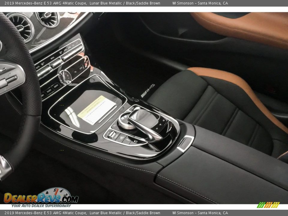 2019 Mercedes-Benz E 53 AMG 4Matic Coupe Lunar Blue Metallic / Black/Saddle Brown Photo #7