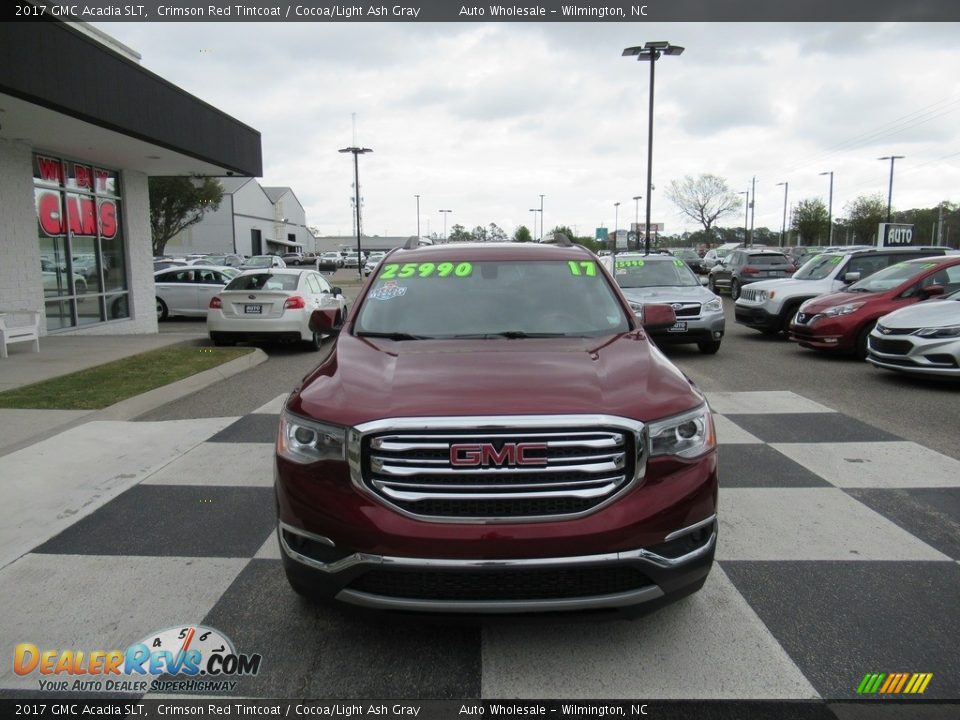 2017 GMC Acadia SLT Crimson Red Tintcoat / Cocoa/Light Ash Gray Photo #2