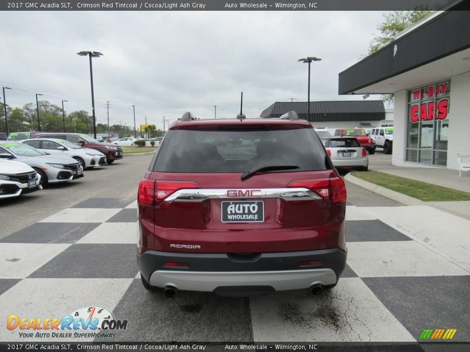 2017 GMC Acadia SLT Crimson Red Tintcoat / Cocoa/Light Ash Gray Photo #4