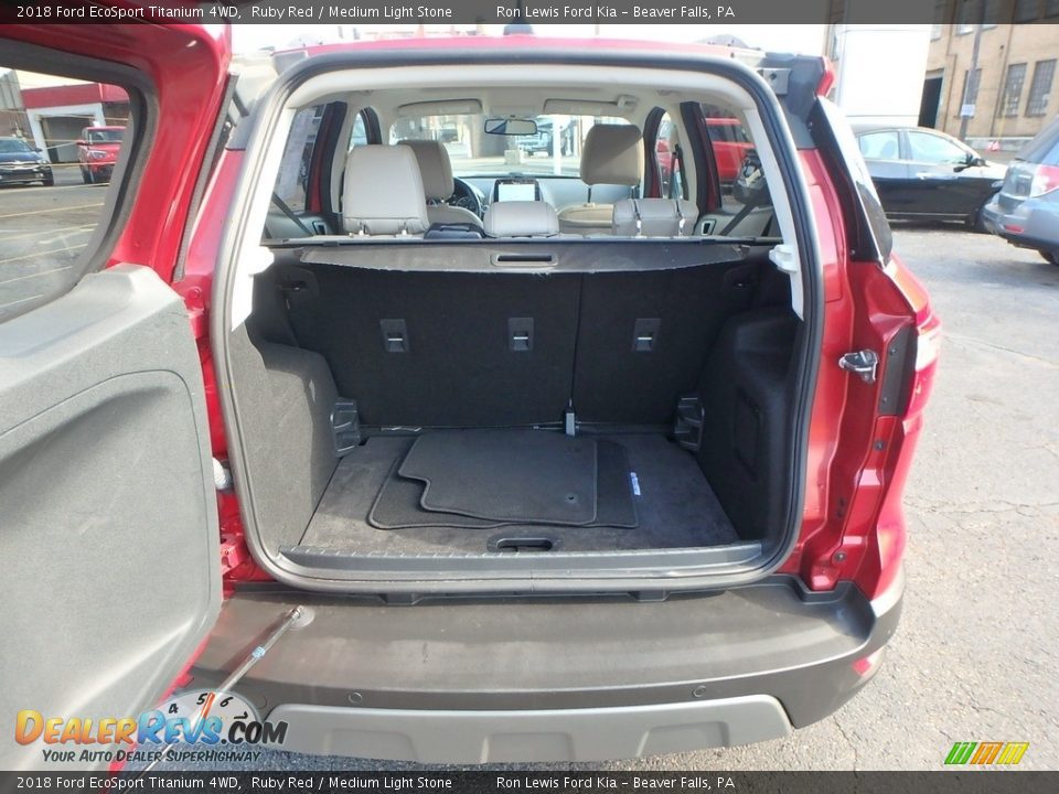 2018 Ford EcoSport Titanium 4WD Ruby Red / Medium Light Stone Photo #3