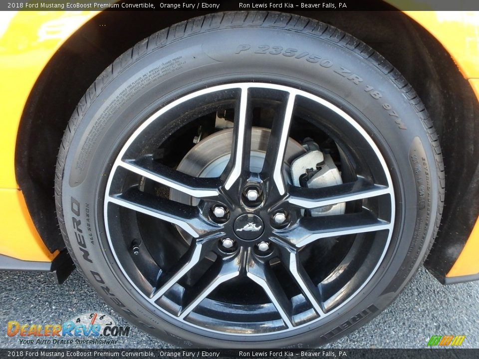 2018 Ford Mustang EcoBoost Premium Convertible Wheel Photo #10