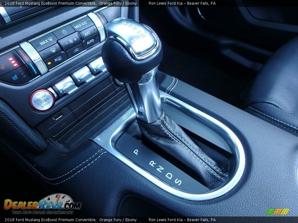 2018 Ford Mustang EcoBoost Premium Convertible Shifter Photo #17