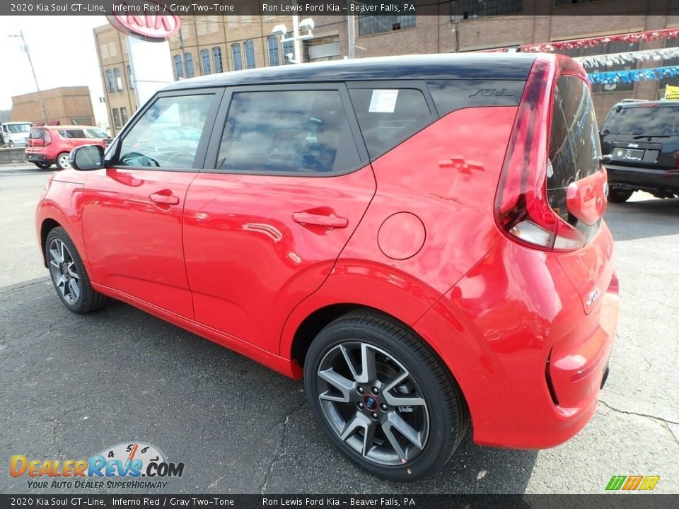 2020 Kia Soul GT-Line Inferno Red / Gray Two-Tone Photo #5