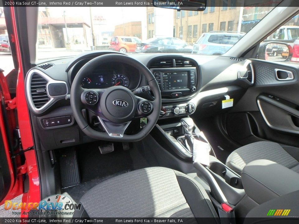 Gray Two-Tone Interior - 2020 Kia Soul GT-Line Photo #13