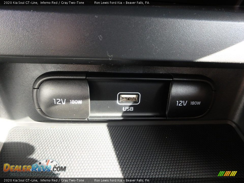 2020 Kia Soul GT-Line Inferno Red / Gray Two-Tone Photo #20