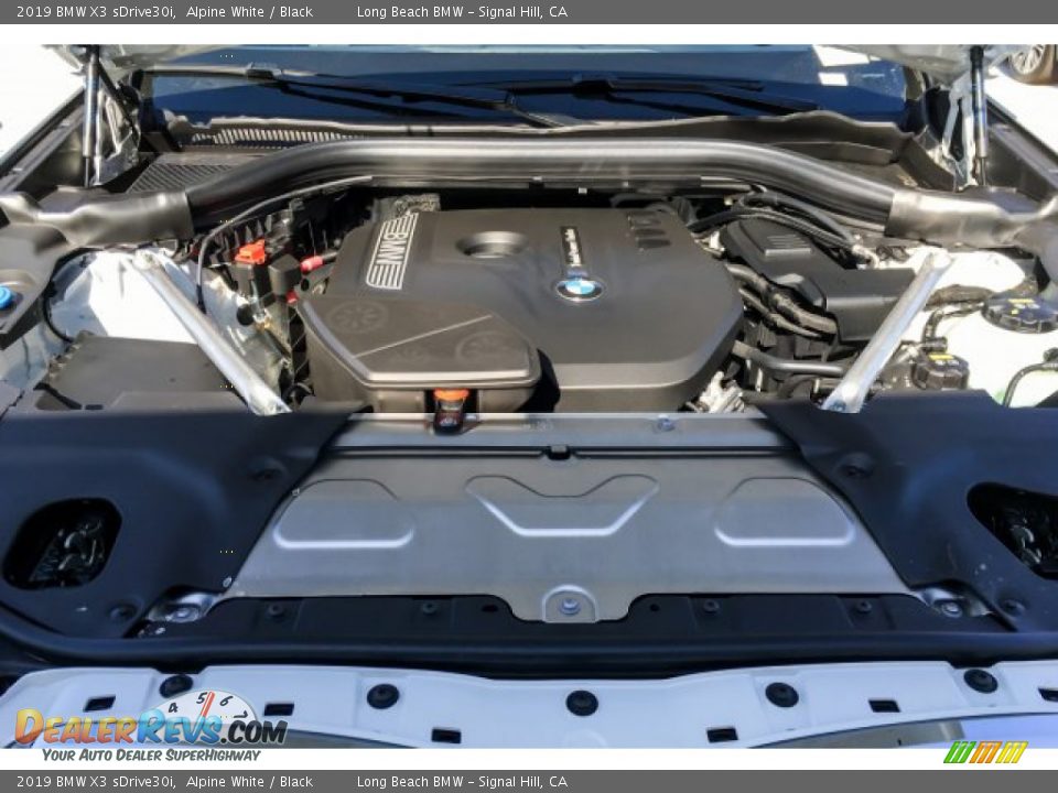 2019 BMW X3 sDrive30i Alpine White / Black Photo #8