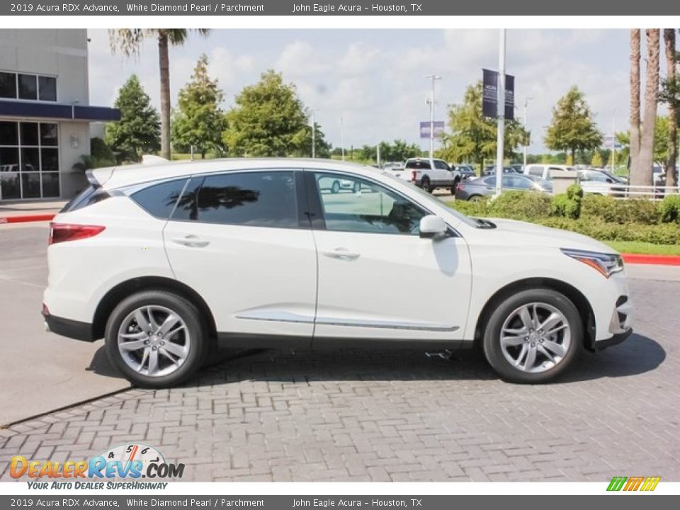 2019 Acura RDX Advance White Diamond Pearl / Parchment Photo #8