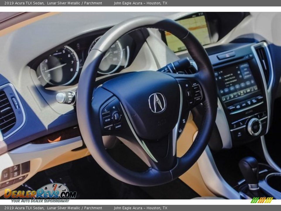 2019 Acura TLX Sedan Lunar Silver Metallic / Parchment Photo #31