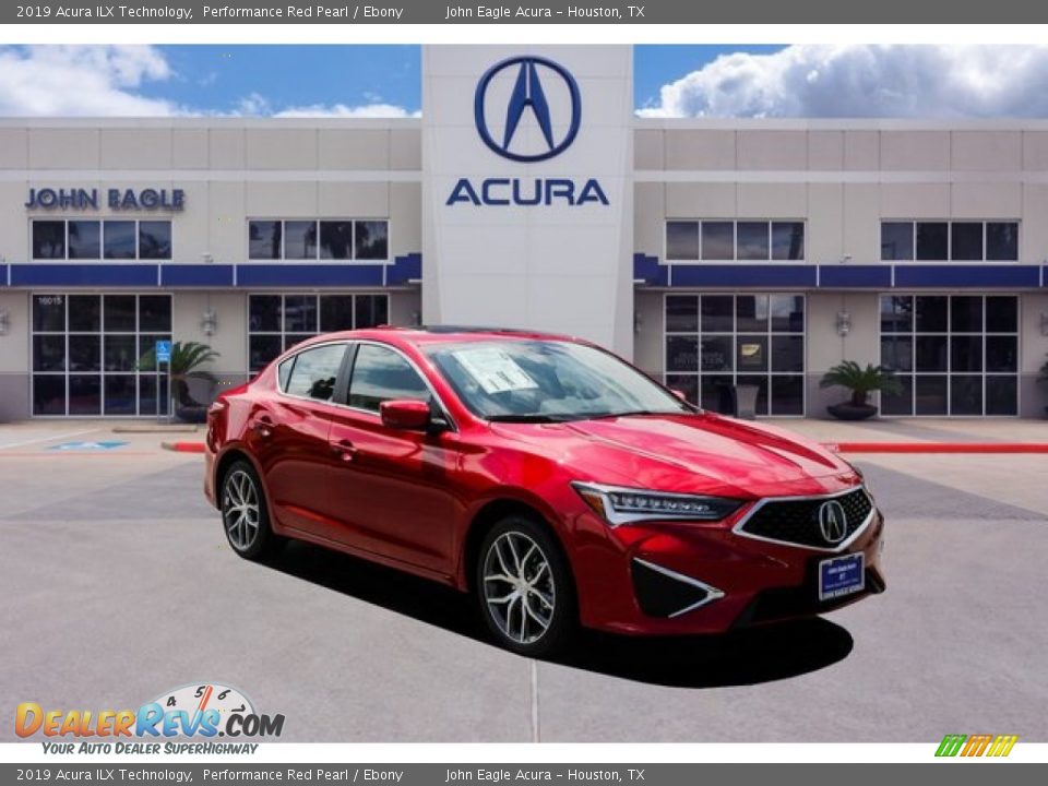 2019 Acura ILX Technology Performance Red Pearl / Ebony Photo #1