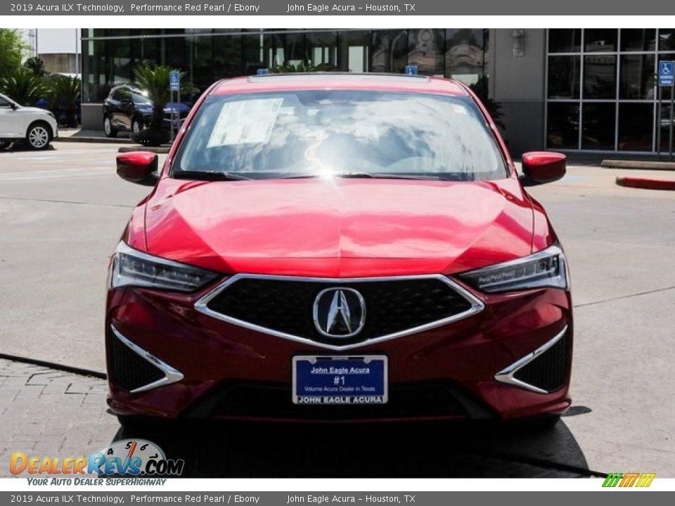 2019 Acura ILX Technology Performance Red Pearl / Ebony Photo #2