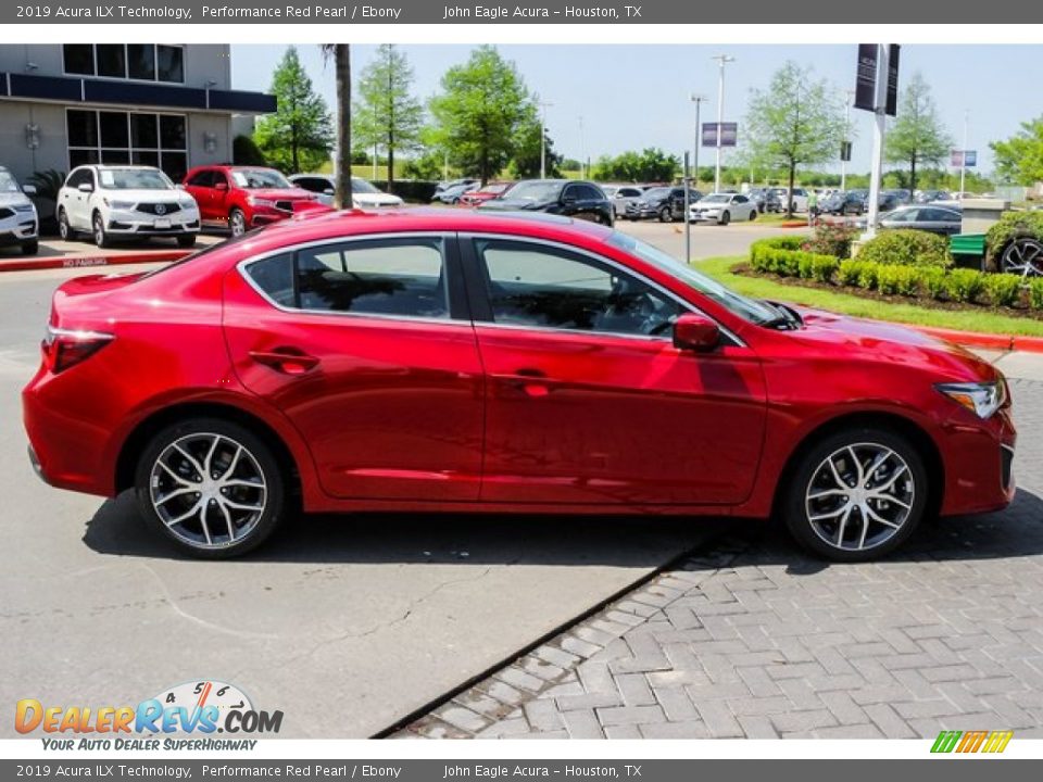 2019 Acura ILX Technology Performance Red Pearl / Ebony Photo #8