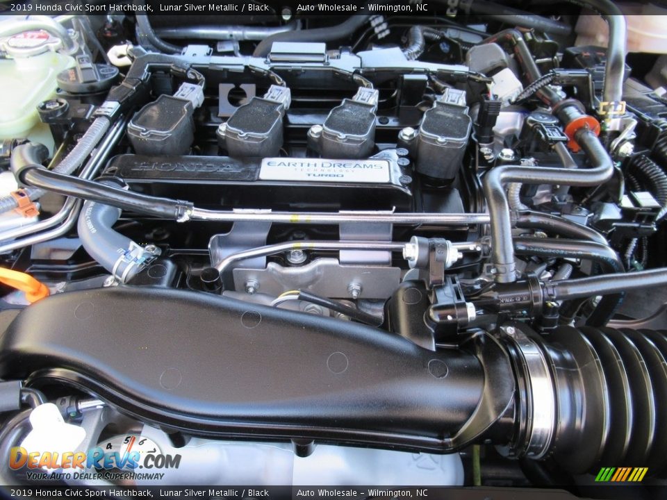 2019 Honda Civic Sport Hatchback Lunar Silver Metallic / Black Photo #6