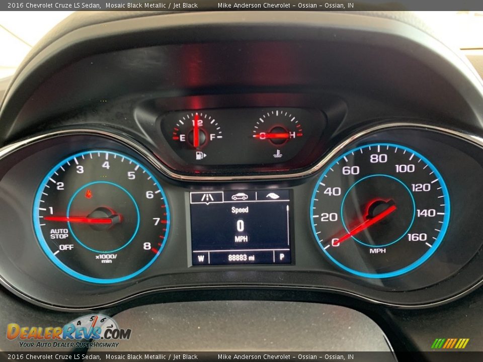 2016 Chevrolet Cruze LS Sedan Mosaic Black Metallic / Jet Black Photo #1