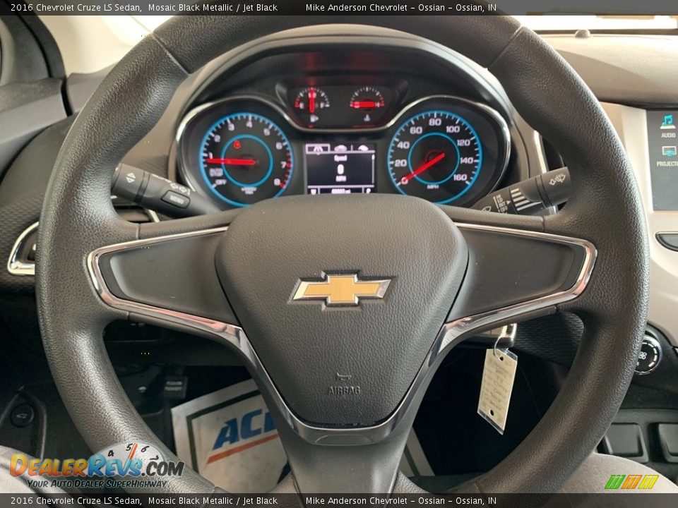 2016 Chevrolet Cruze LS Sedan Mosaic Black Metallic / Jet Black Photo #2