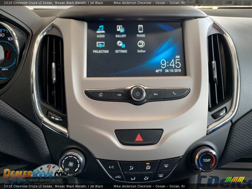 2016 Chevrolet Cruze LS Sedan Mosaic Black Metallic / Jet Black Photo #3