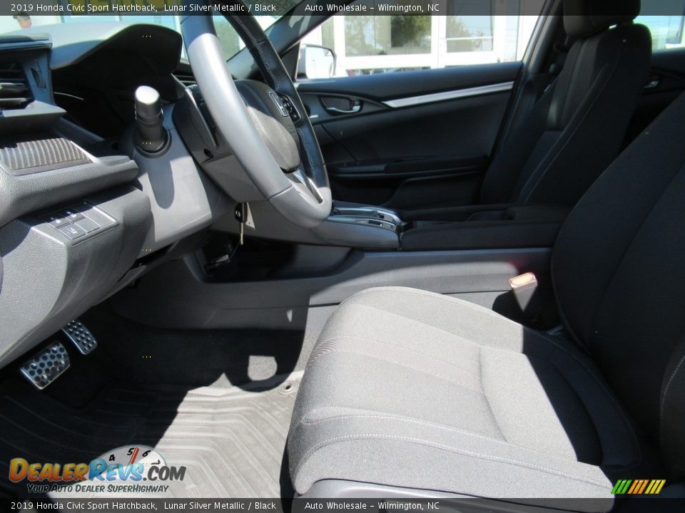 2019 Honda Civic Sport Hatchback Lunar Silver Metallic / Black Photo #11